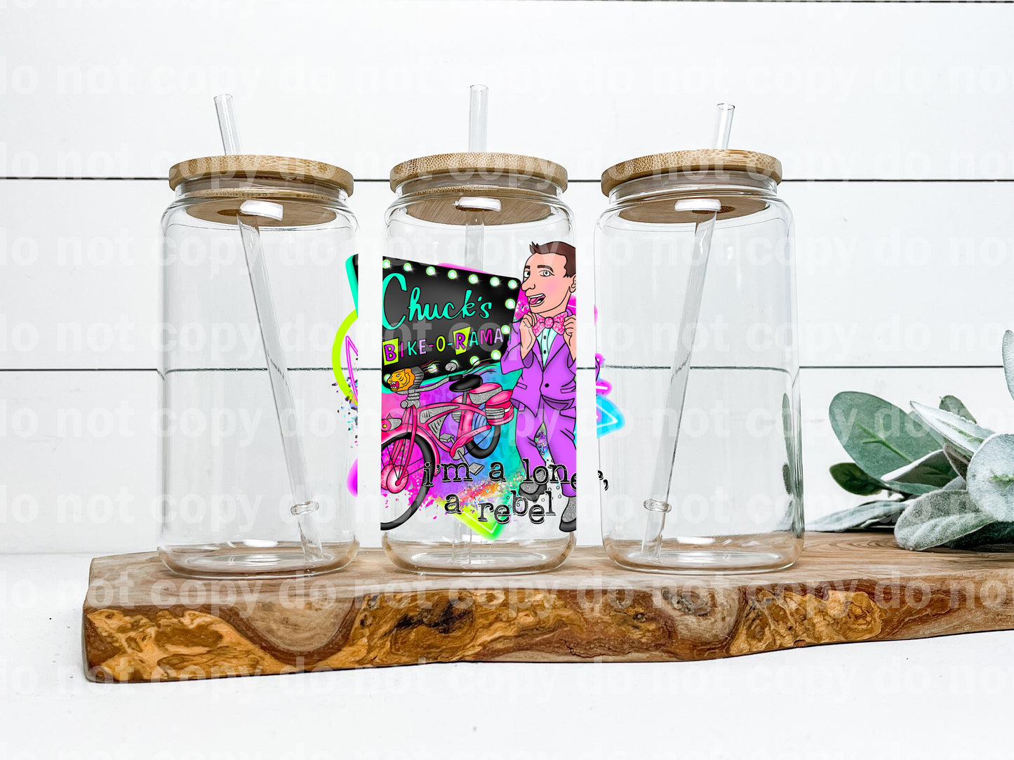 Chuck Bike O Rama I'm A Loner A Rebel Purple Coat