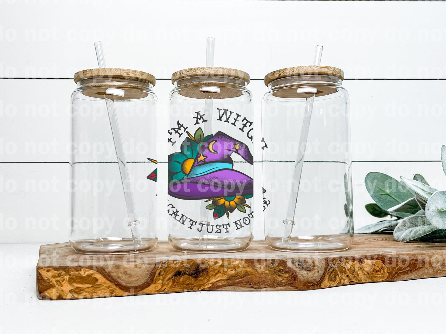 Soy una bruja, no puedo simplemente no ser calcomanía 3,5 x 3,5