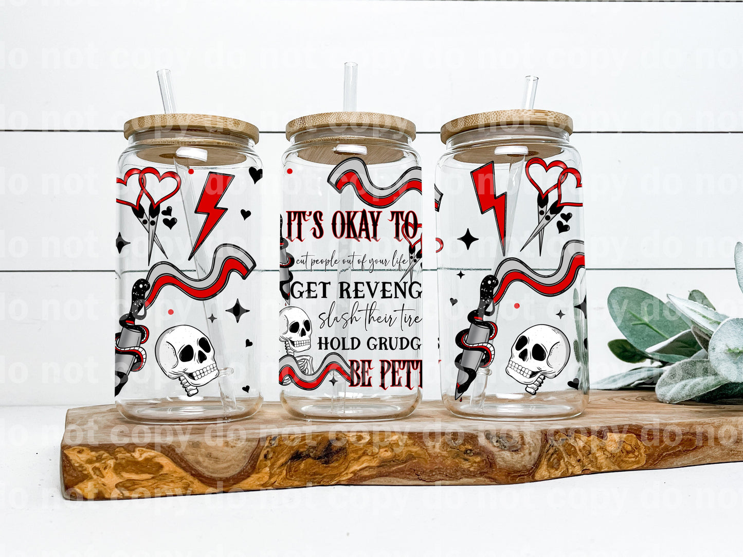 It's Okay To Be Petty 16oz Cup Wrap