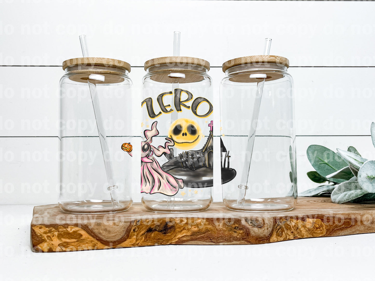 Jack And Ghost Dog Zero NBC Decal 4.5 x 4.2