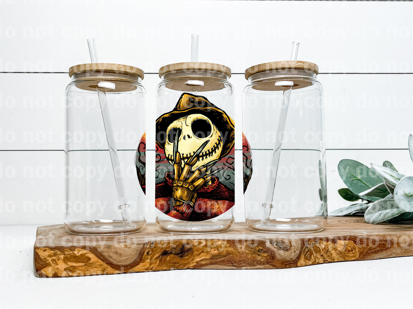 Jack Nbc Skeleton Decal 4 x 4.5