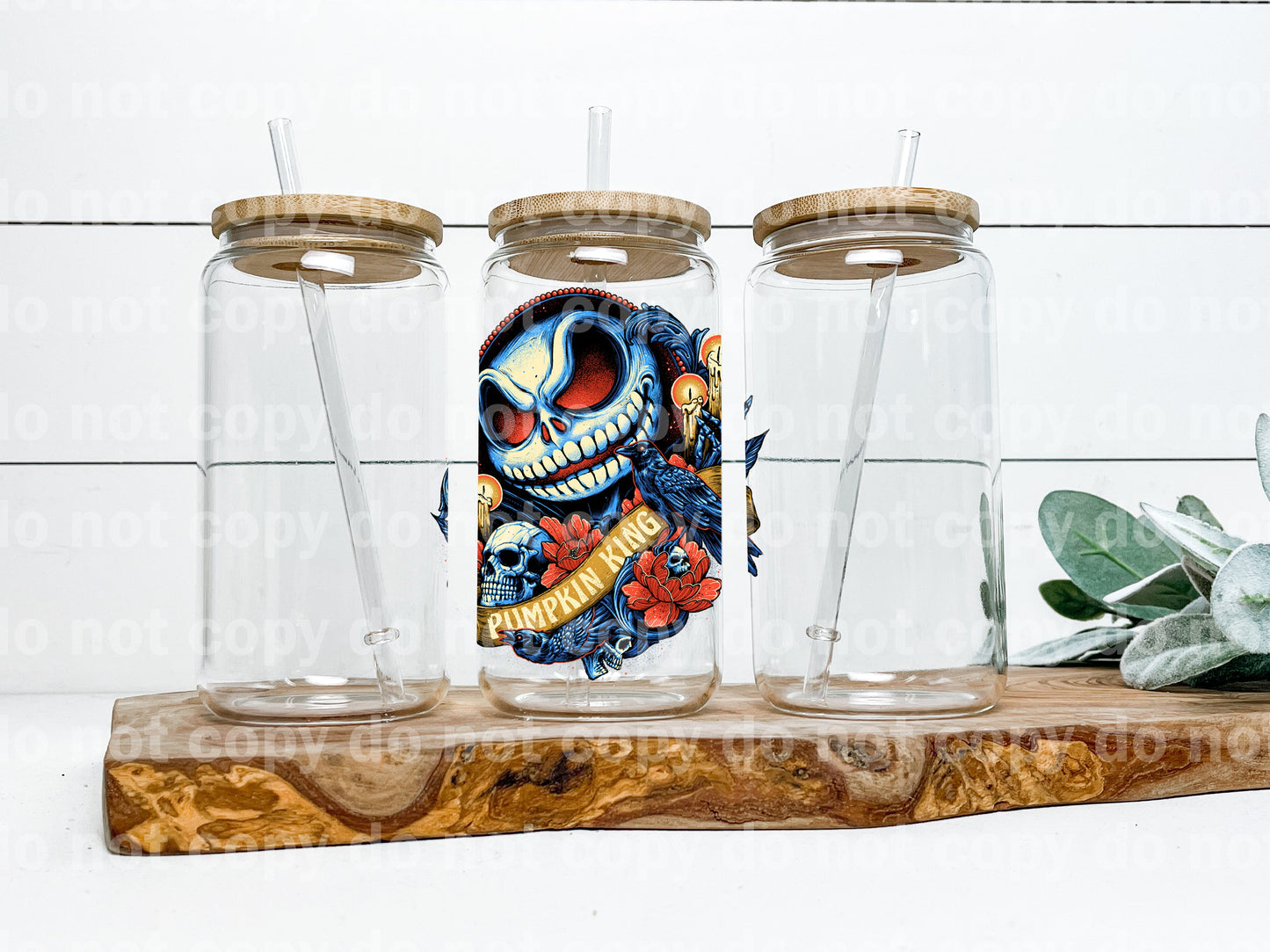 Jack Pumpkin King Nbc Decal 3.8 x 4.5