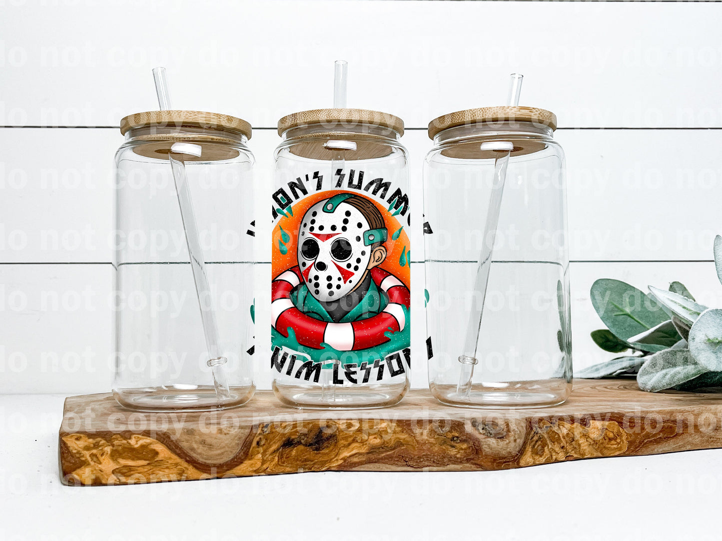 Jason's Summer Swim Lesson Black/White