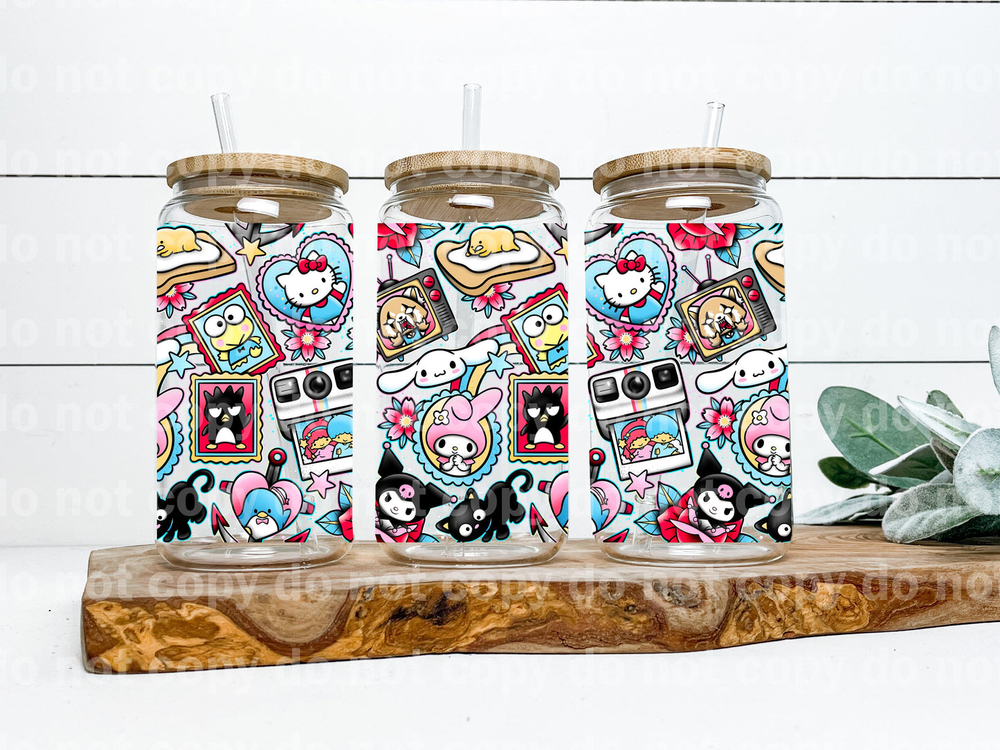 Kawaii Japanese Tatz 16oz Cup Wrap