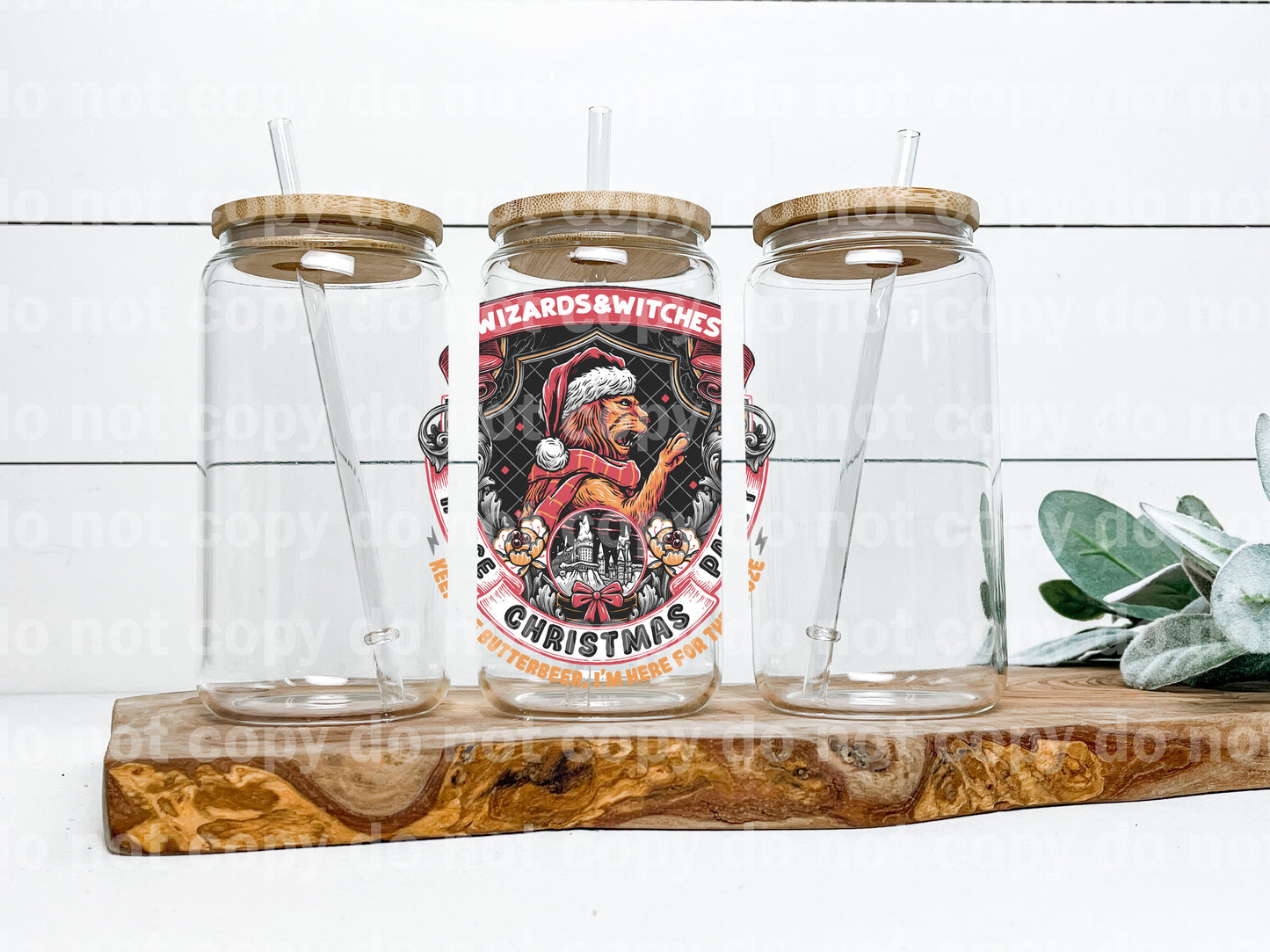 Lion Wizard And Witches Decal 4 x 4.5