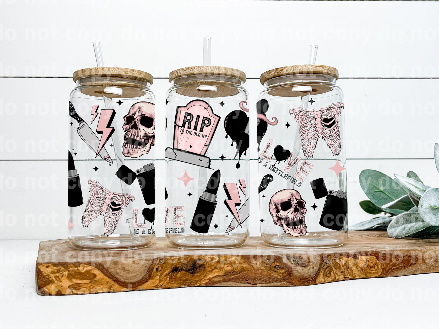Love Is A Battlefield 16oz Cup Wrap
