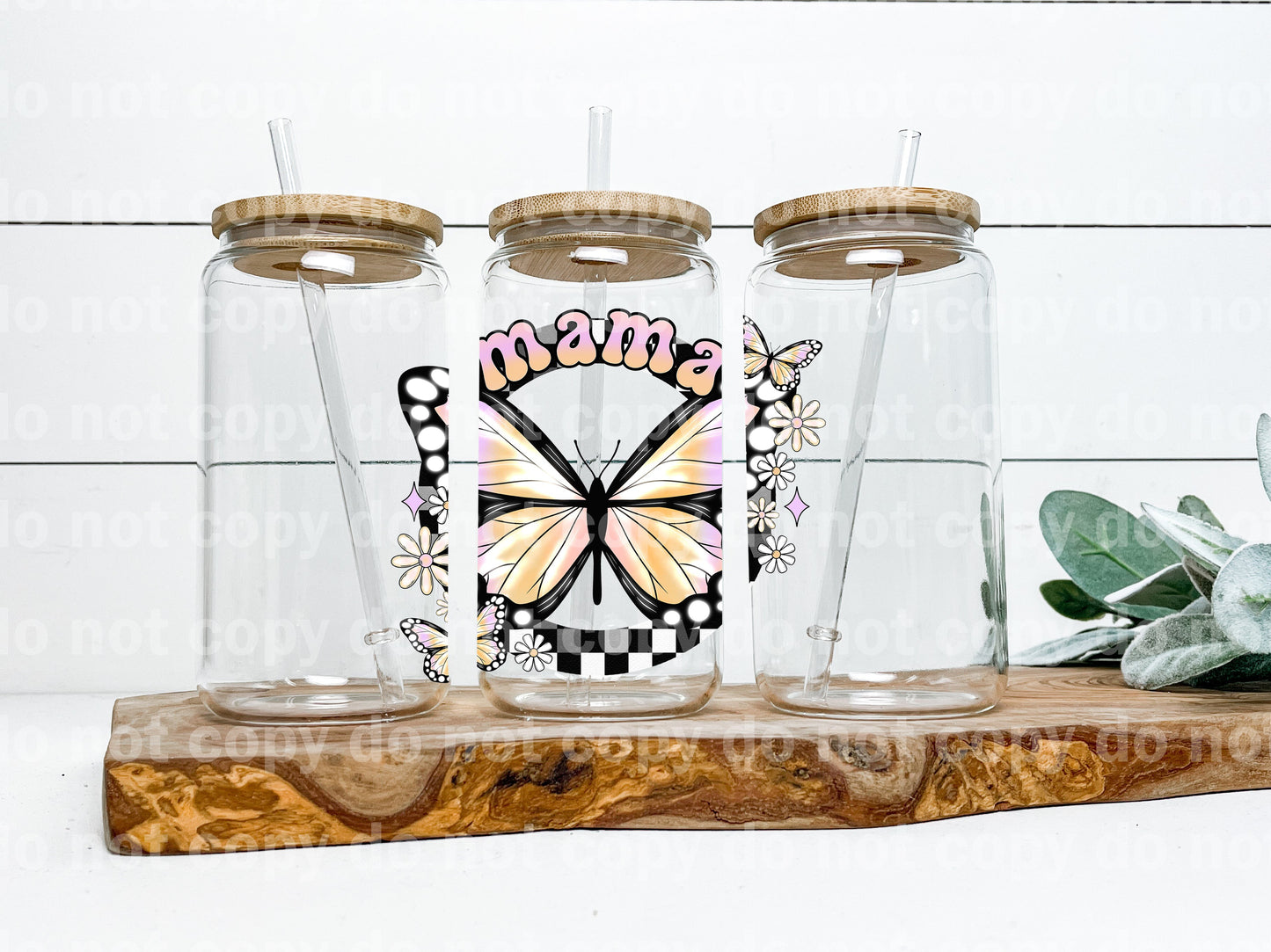 Mama Butterfly Plaid