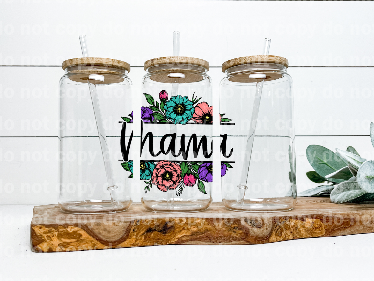 Mama Floral Typography