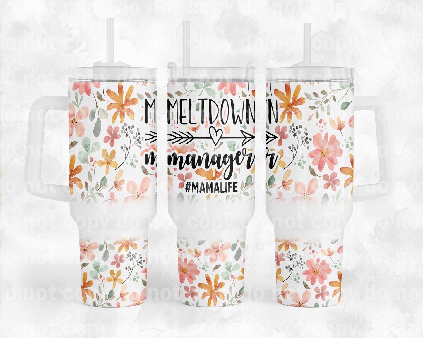 Meltdown Manager with Bottom Option 40oz Cup Wrap