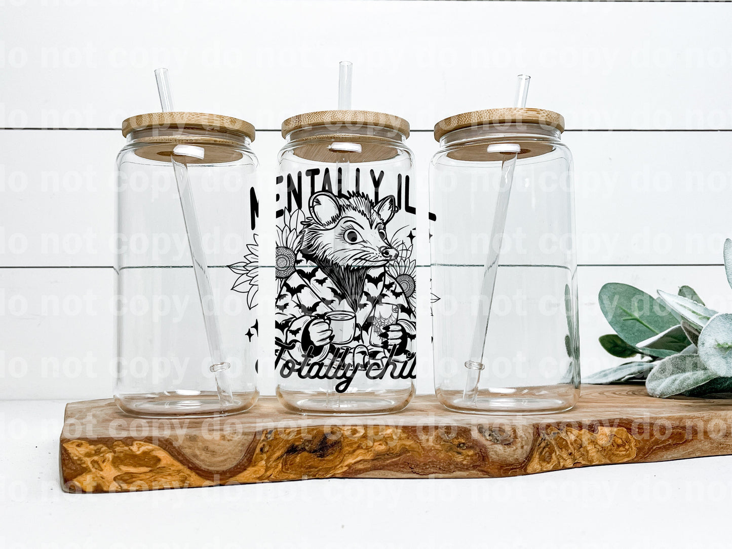 Mentally Ill Totally Chill Black