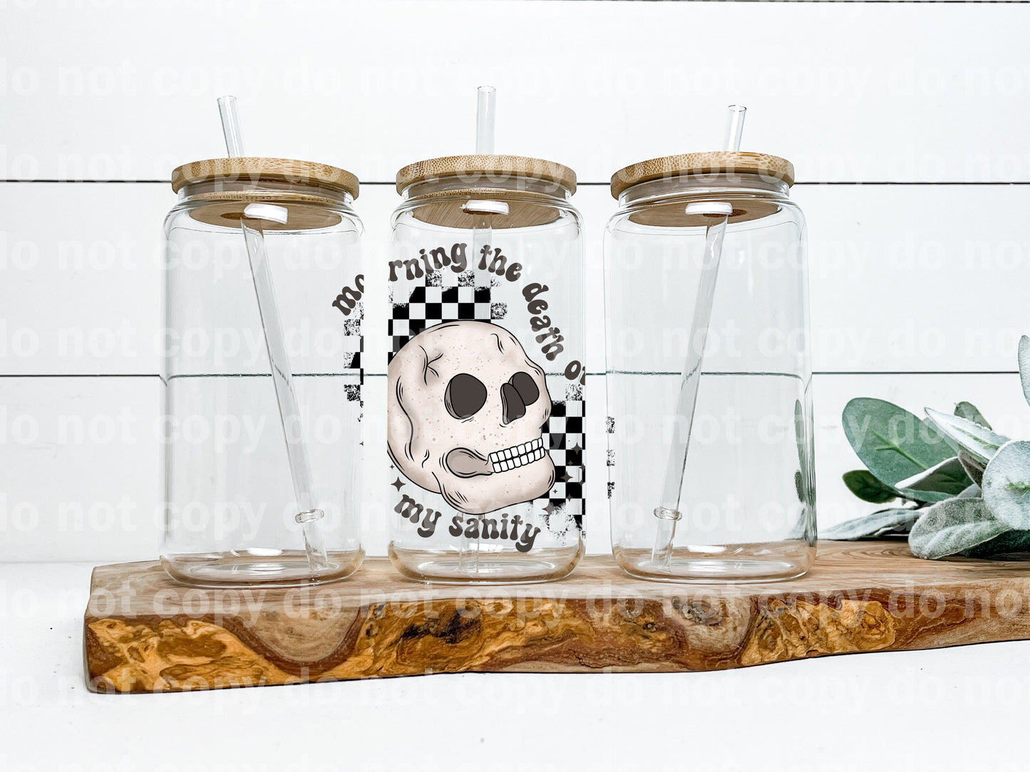 Mourning The Death of My Sanity Black/White