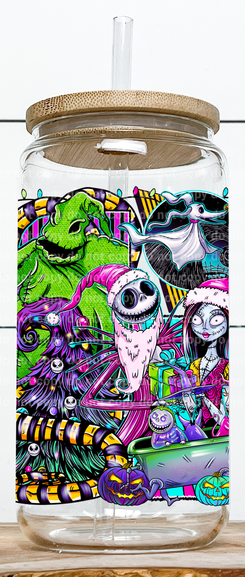 NBC Characters Christmas Light Border