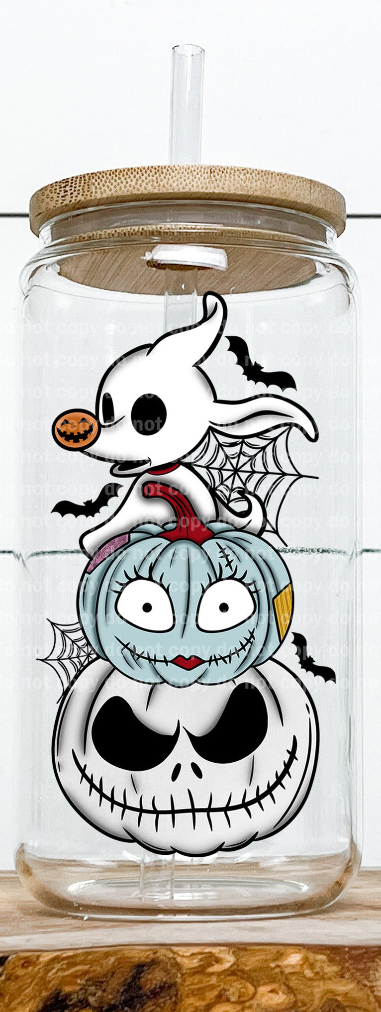 NBC Jack Pumpkin Decal 2.4 x 4.5