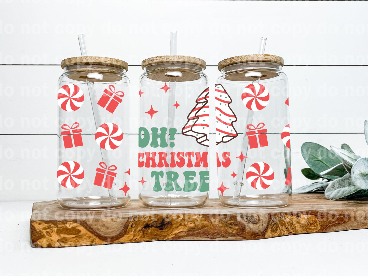 Oh Christmas Tree 16oz Cup Wrap