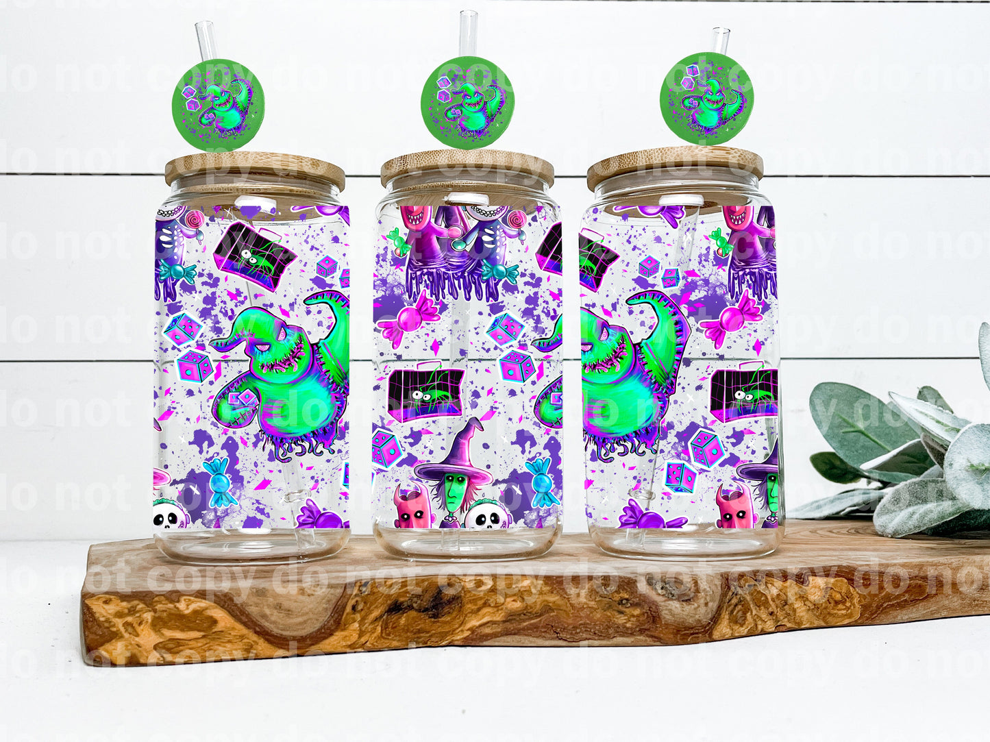 Halloween Oogie 16oz Cup Wrap