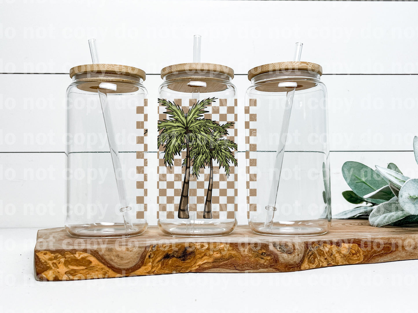 Palm Trees Checkered