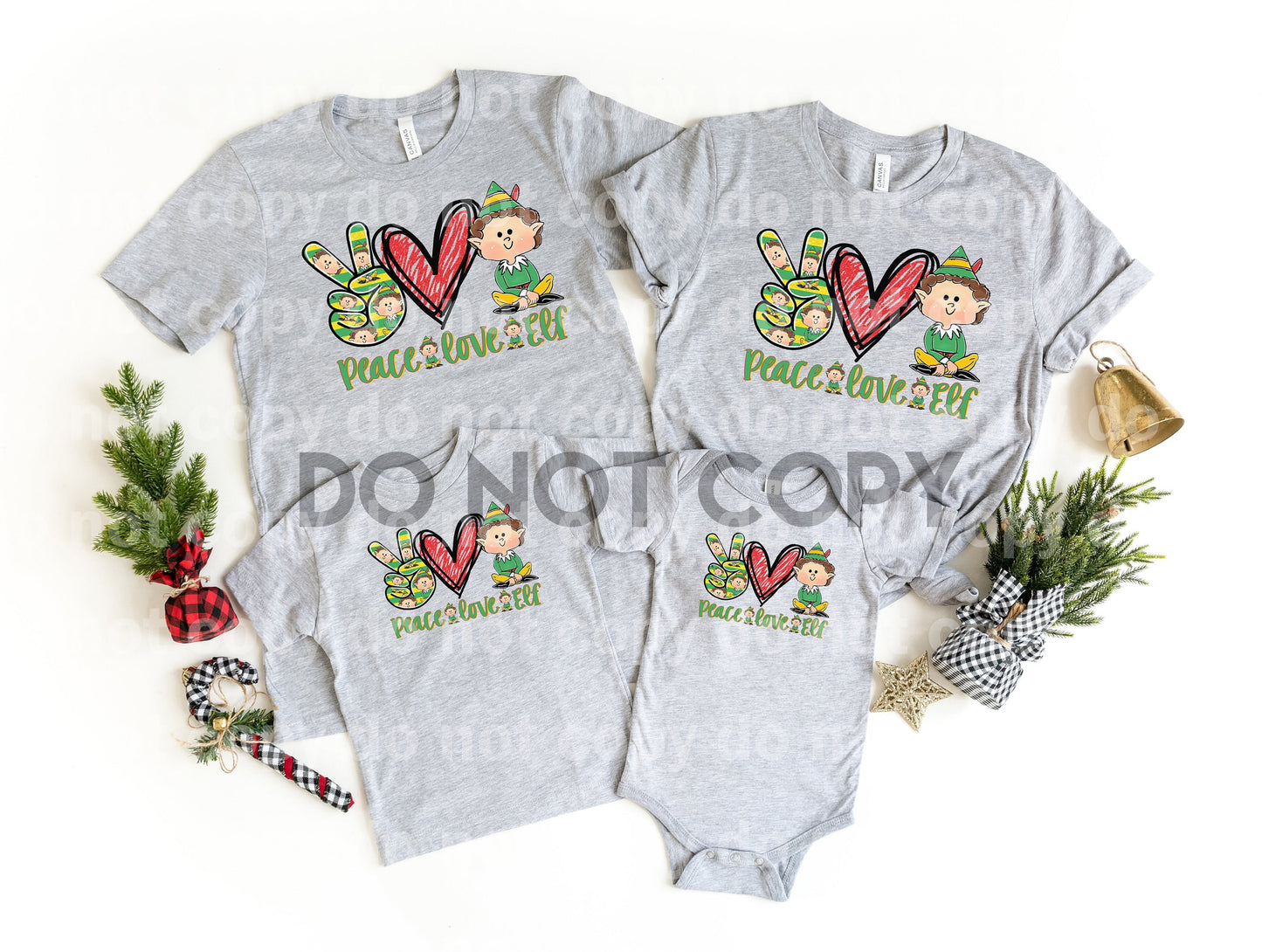 Peace Love Elf Dream Print or Sublimation Print
