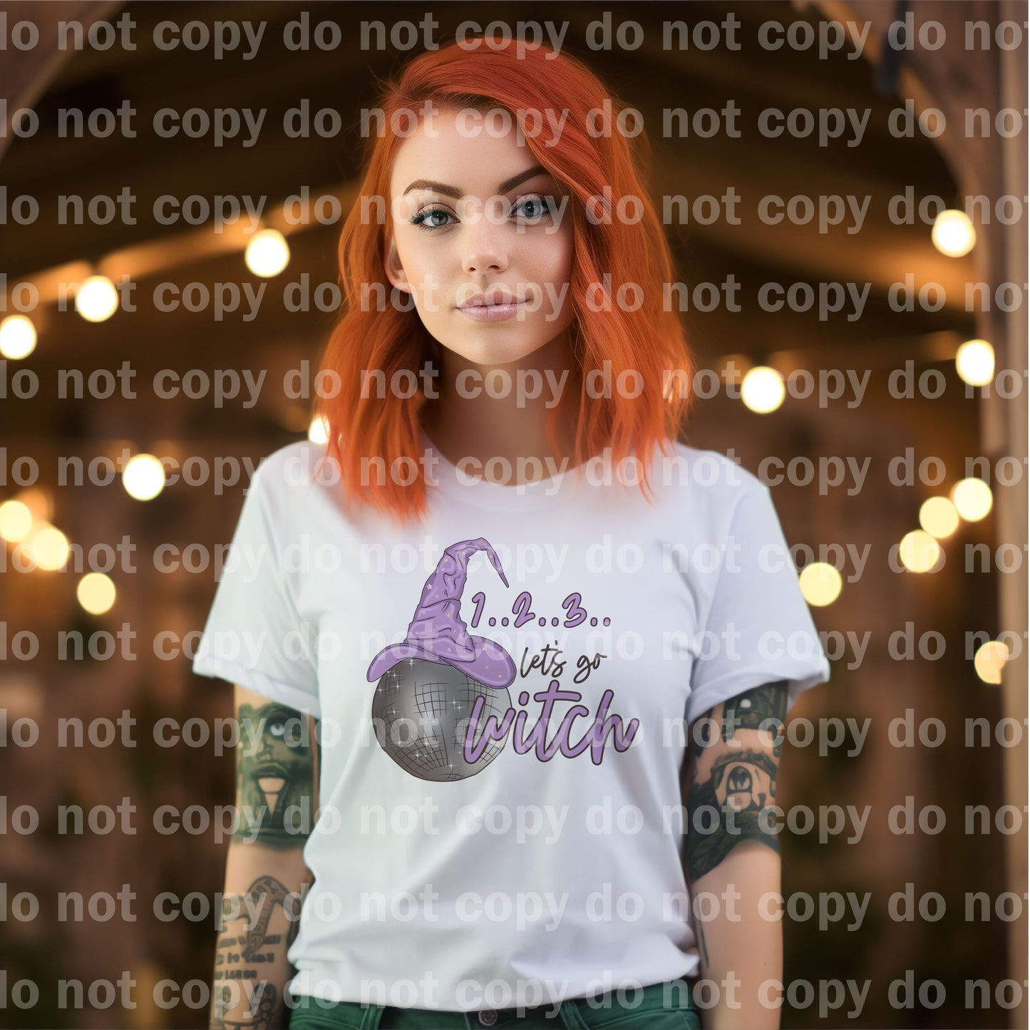 123 Let's Go Witch Dream Print or Sublimation Print