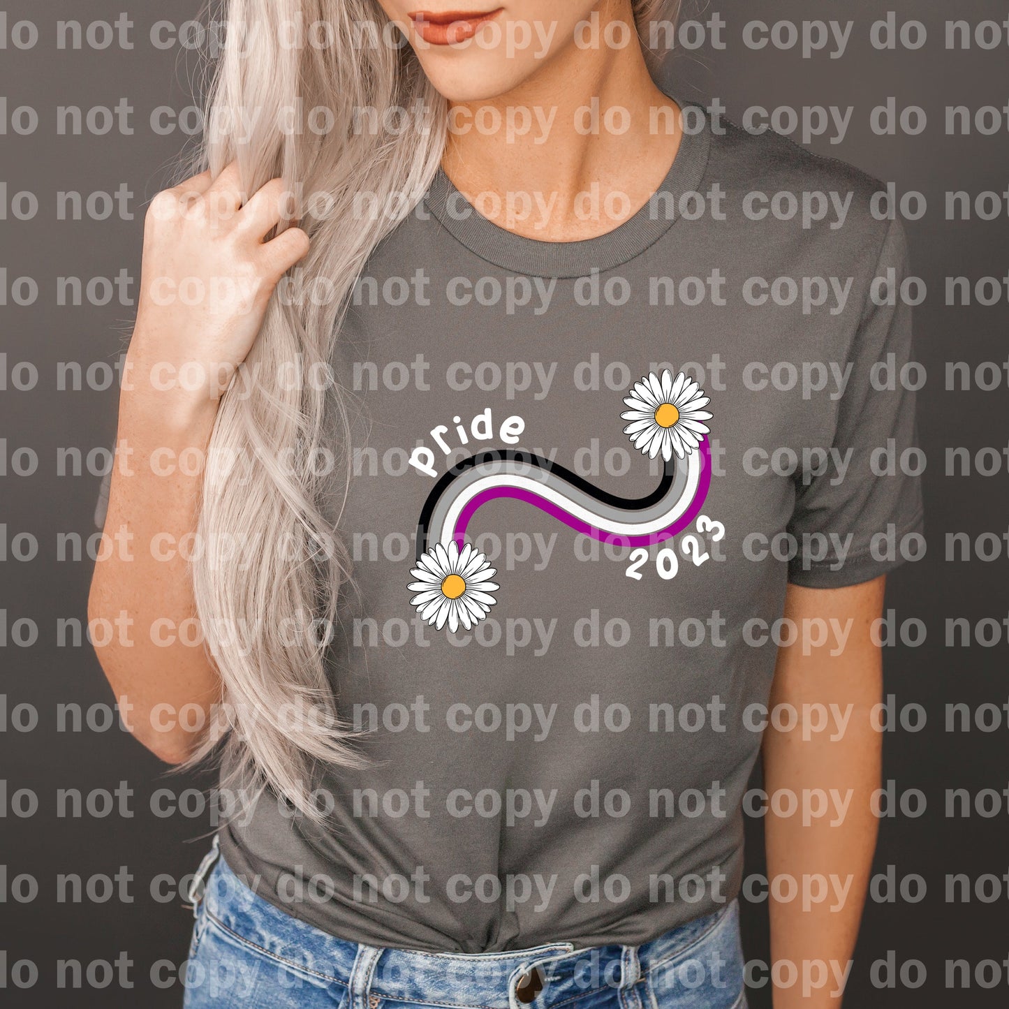 Asexual Pride 2023 Black/White Dream Print or Sublimation Print