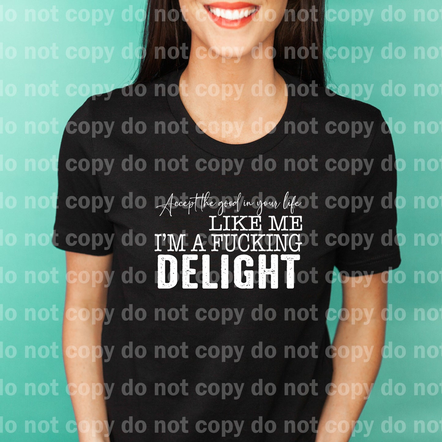 Accept The Good In Your Life Black/White Dream Print or Sublimation Print