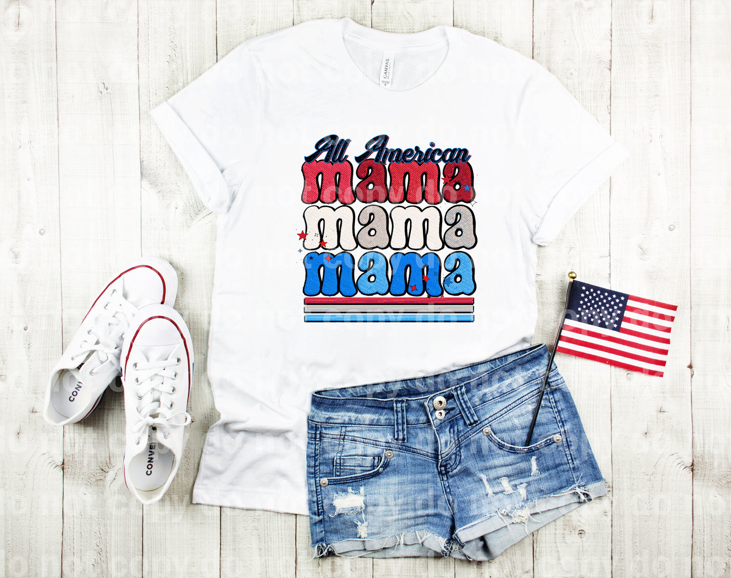 All American Mama Dream Print or Sublimation Print