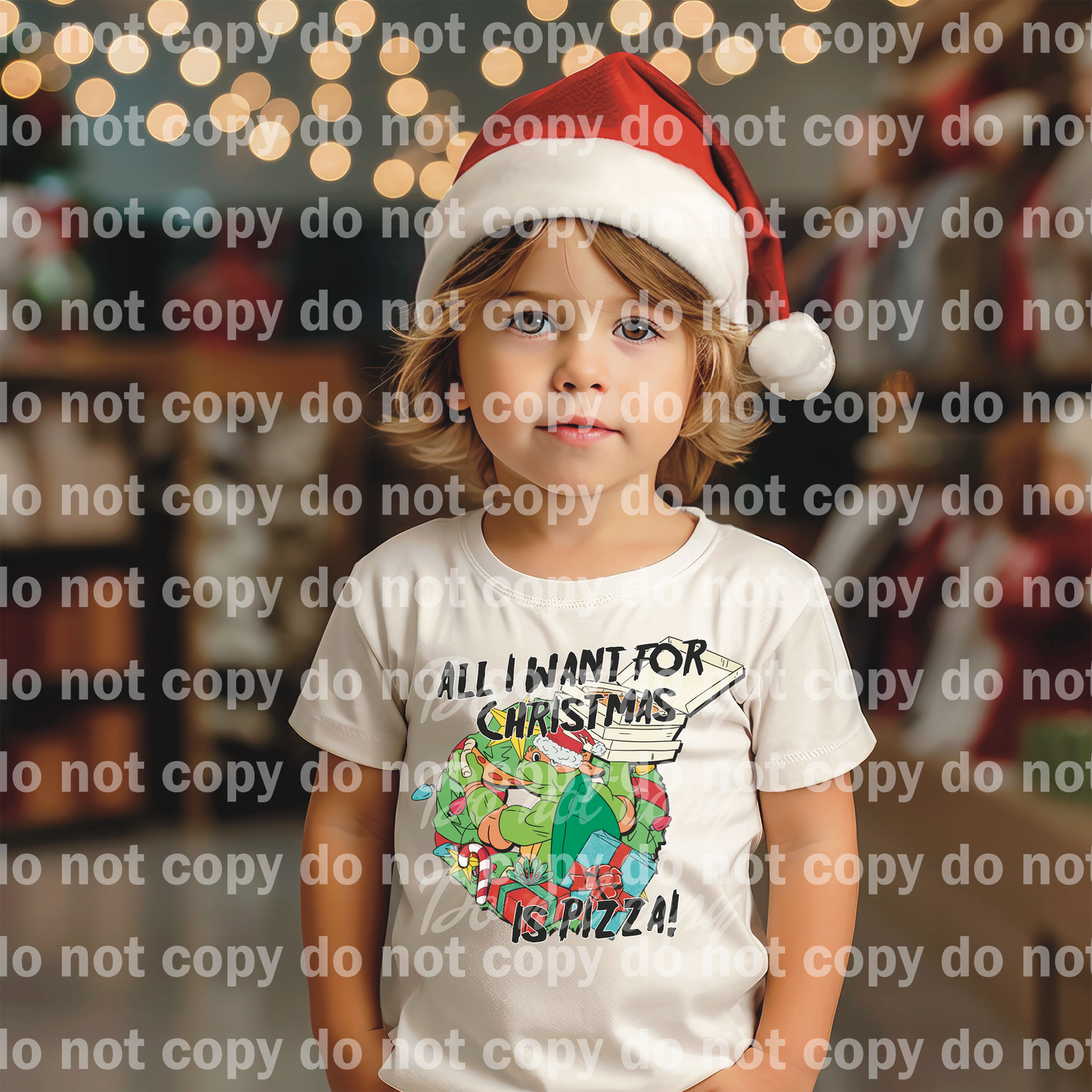 All I Want For Christmas Is Pizza Dream Print or Sublimation Print