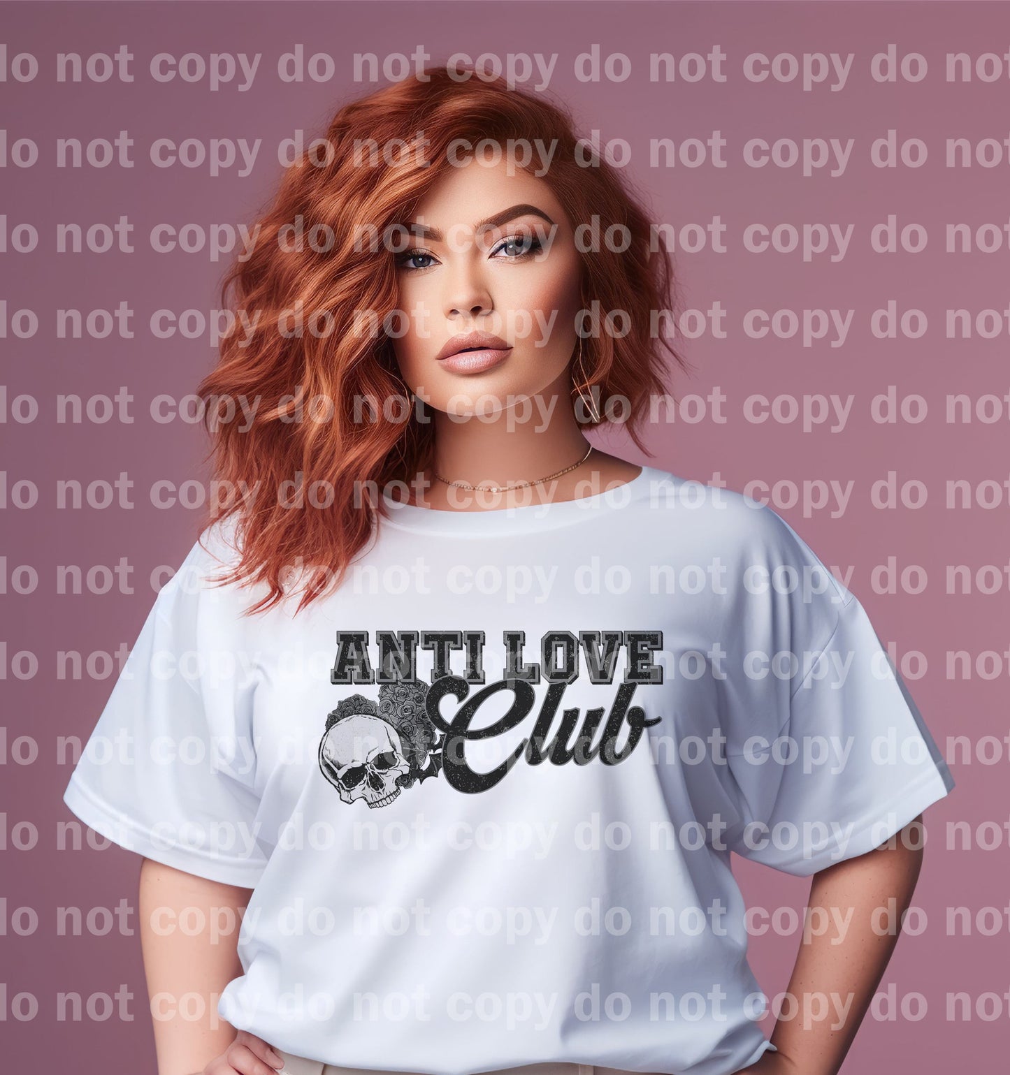 Anti Love Club Skellie con diseño de manga opcional Impresión de ensueño o impresión de sublimación