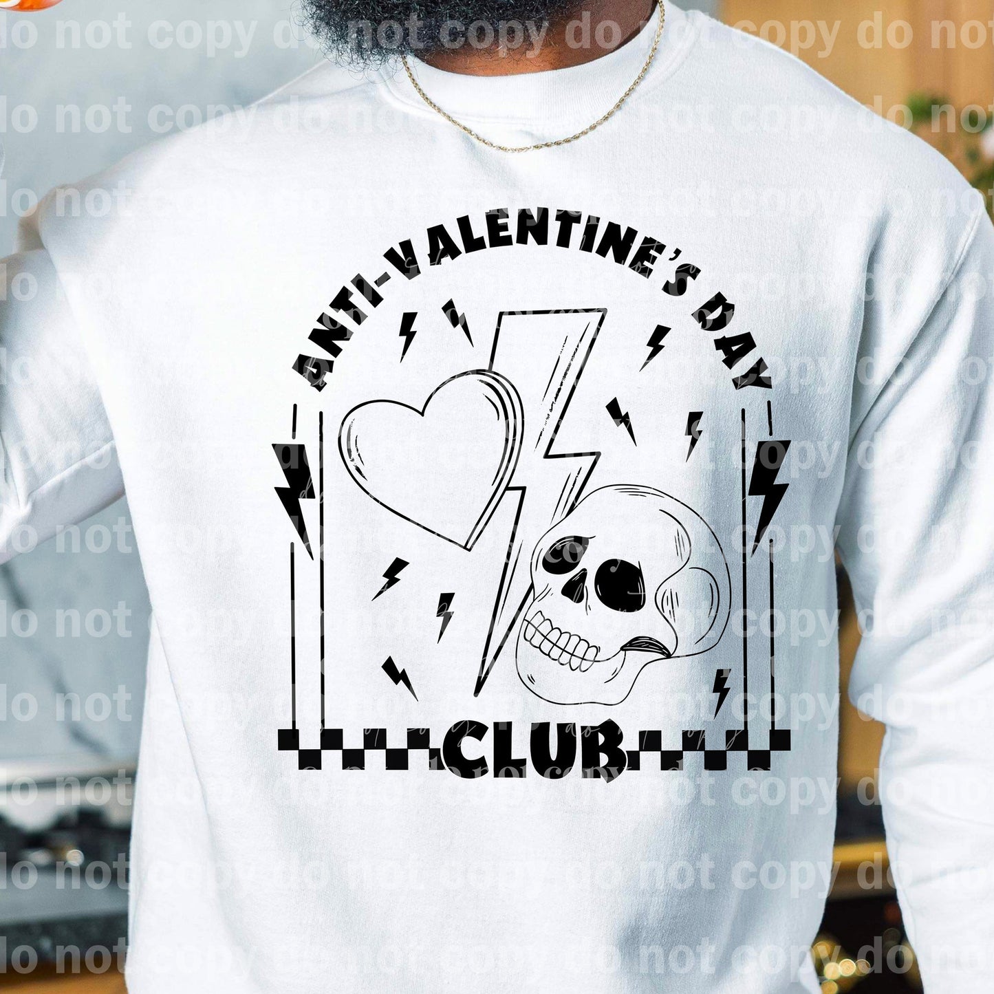 Anti Valentines Day Club Full Color/One Color Dream Print or Sublimation Print