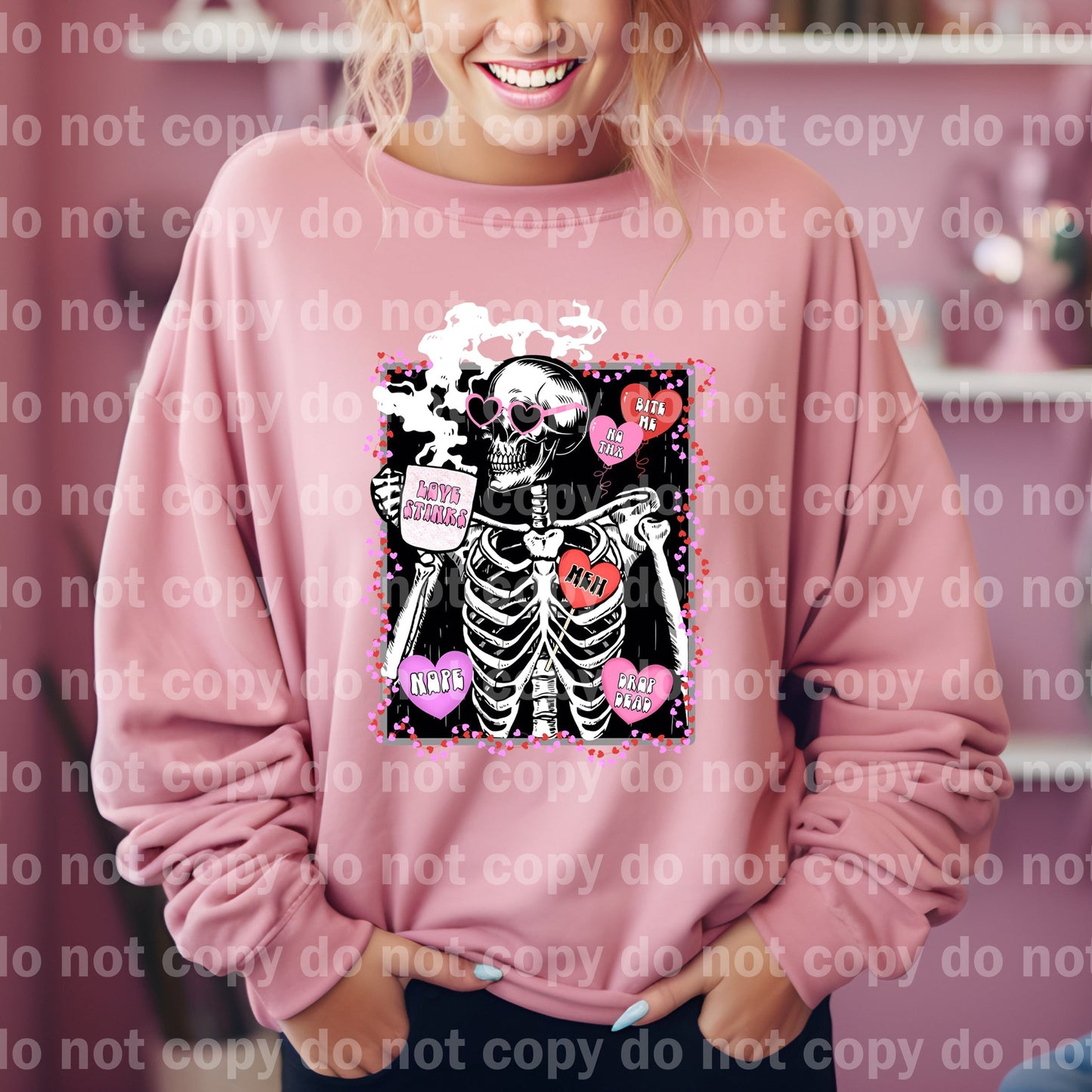 Anti Vday Skellie Dream Print