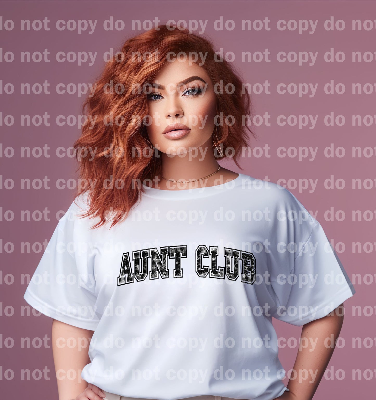 Aunt Club Sequin Dream Print or Sublimation Print