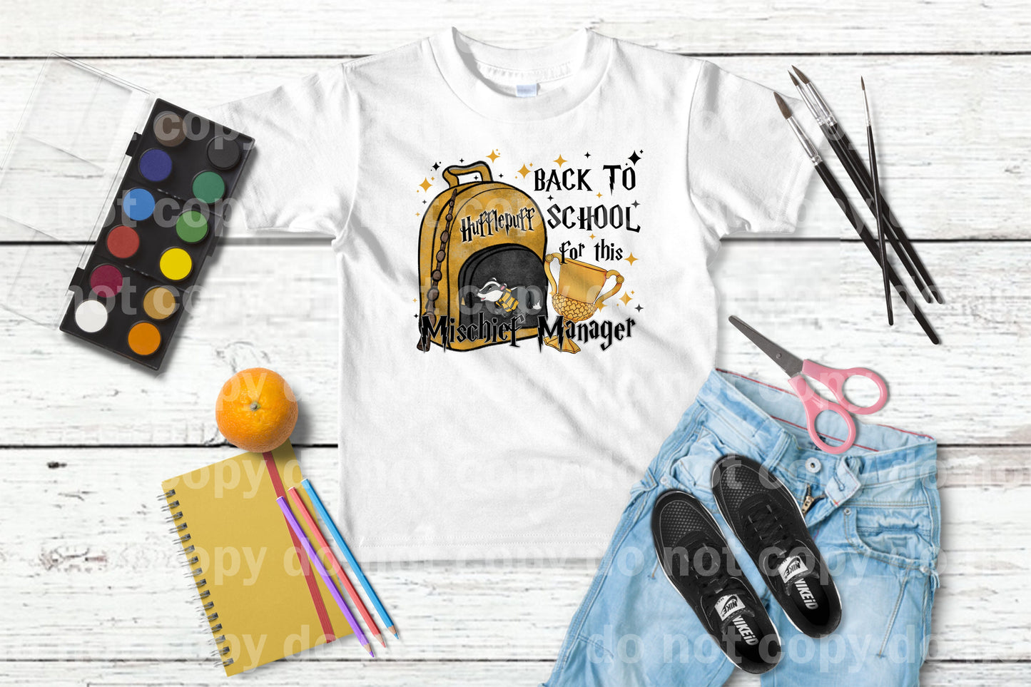 Back To School For This Mischief Manager Huffle Badger Dream Print or Sublimation Print