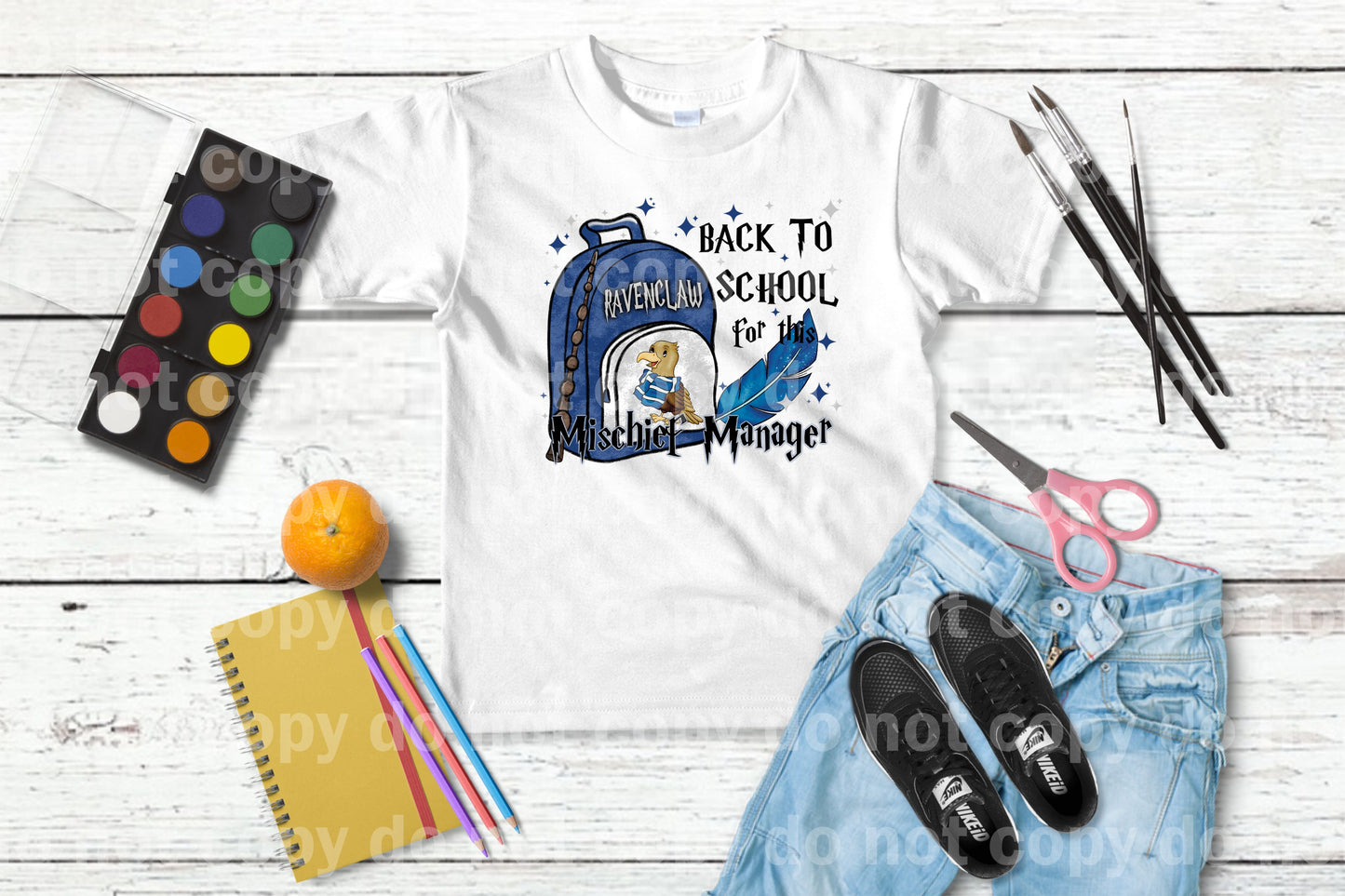 Back To School For This Mischief Manager Raven Eagle Dream Print or Sublimation Print