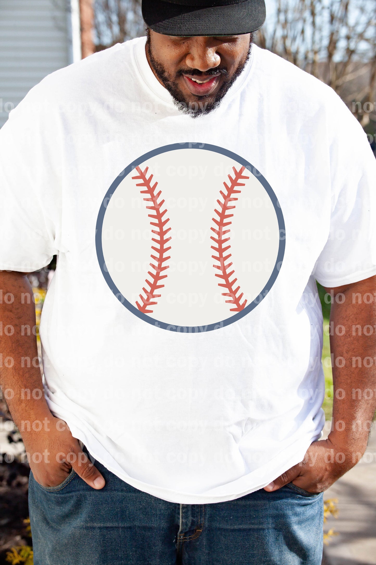 Impresión de sueño o impresión de sublimación angustiada/no angustiada de béisbol