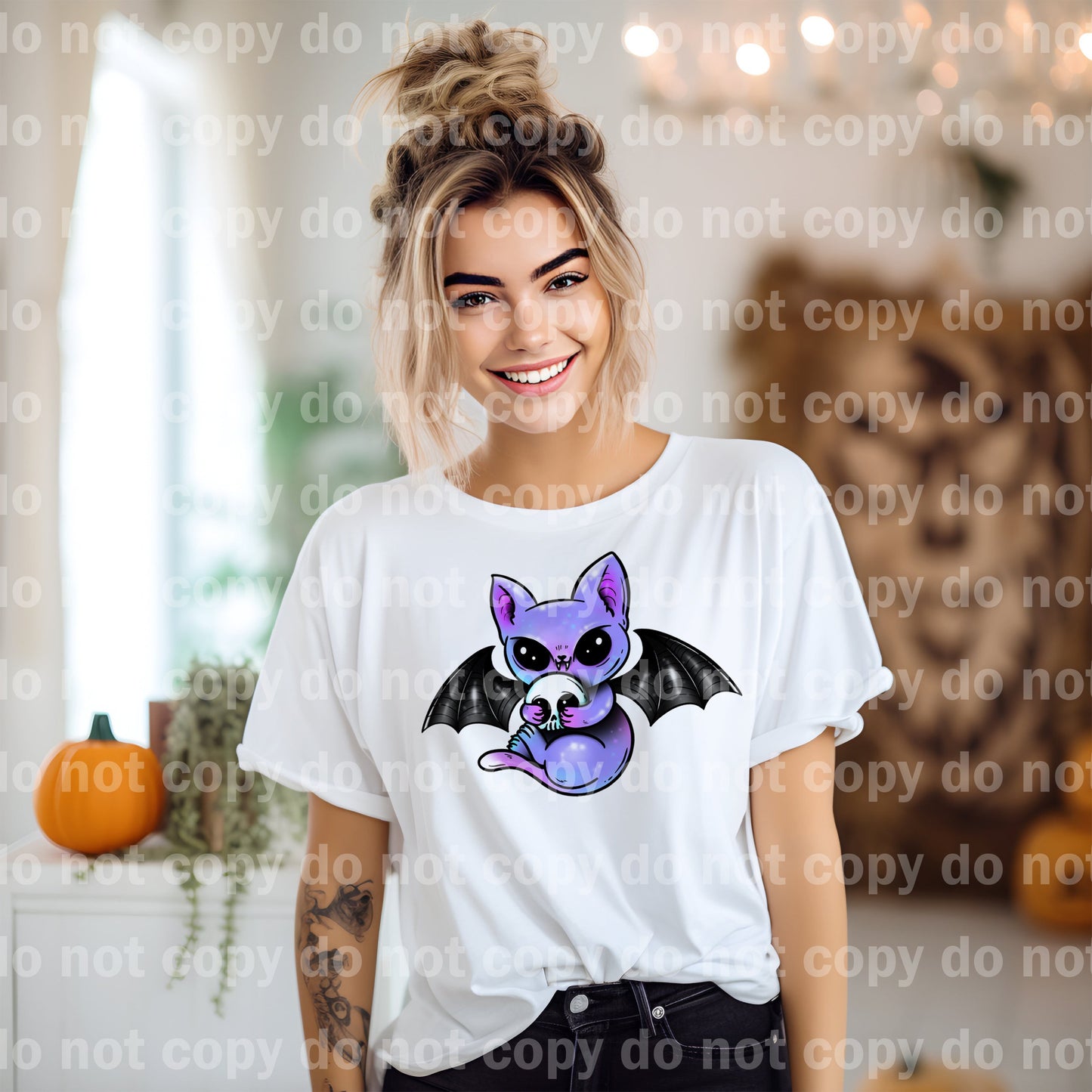 Bat Kitty Dream Print or Sublimation Print