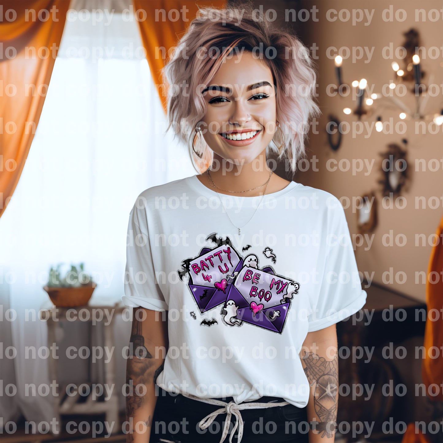 Batty For You Be My Boo Ghosts Impresión de sueños o impresión de sublimación