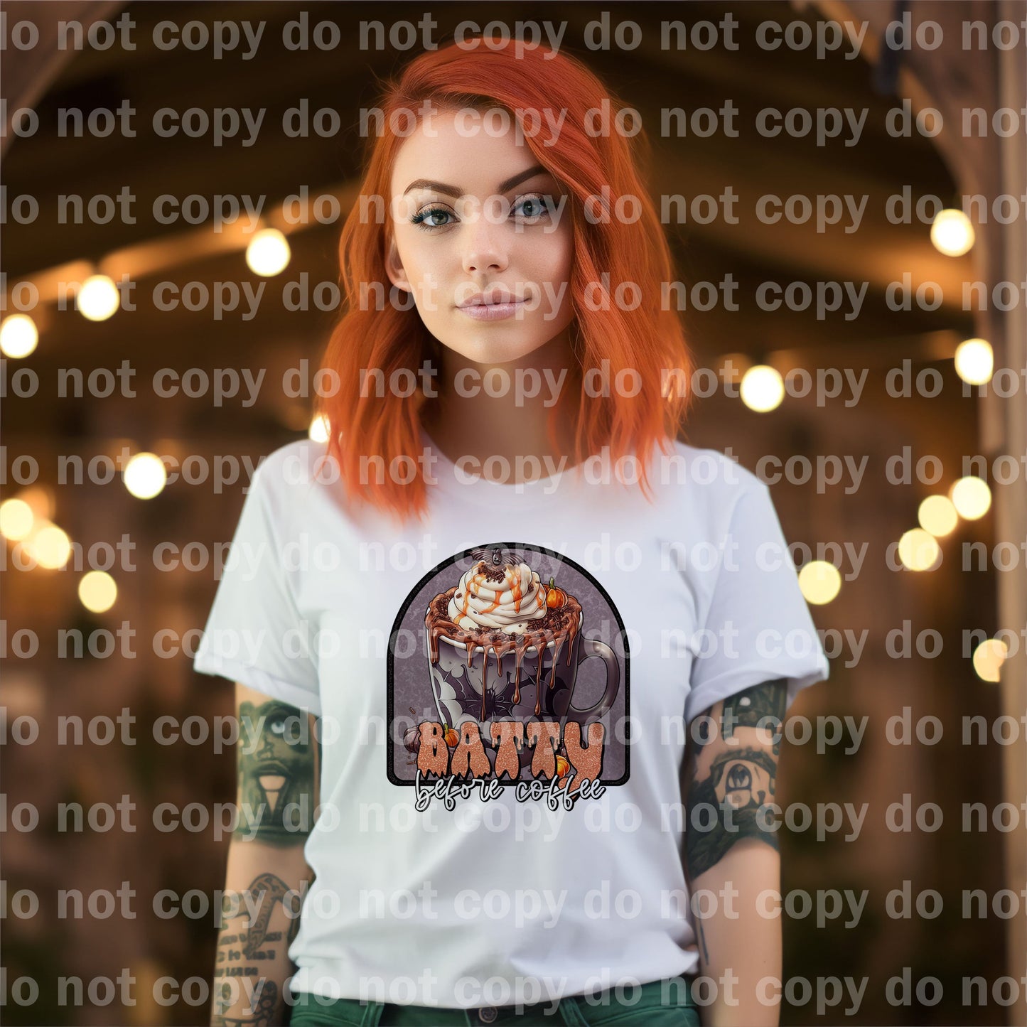 Batty Before Coffee Dream Print or Sublimation Print