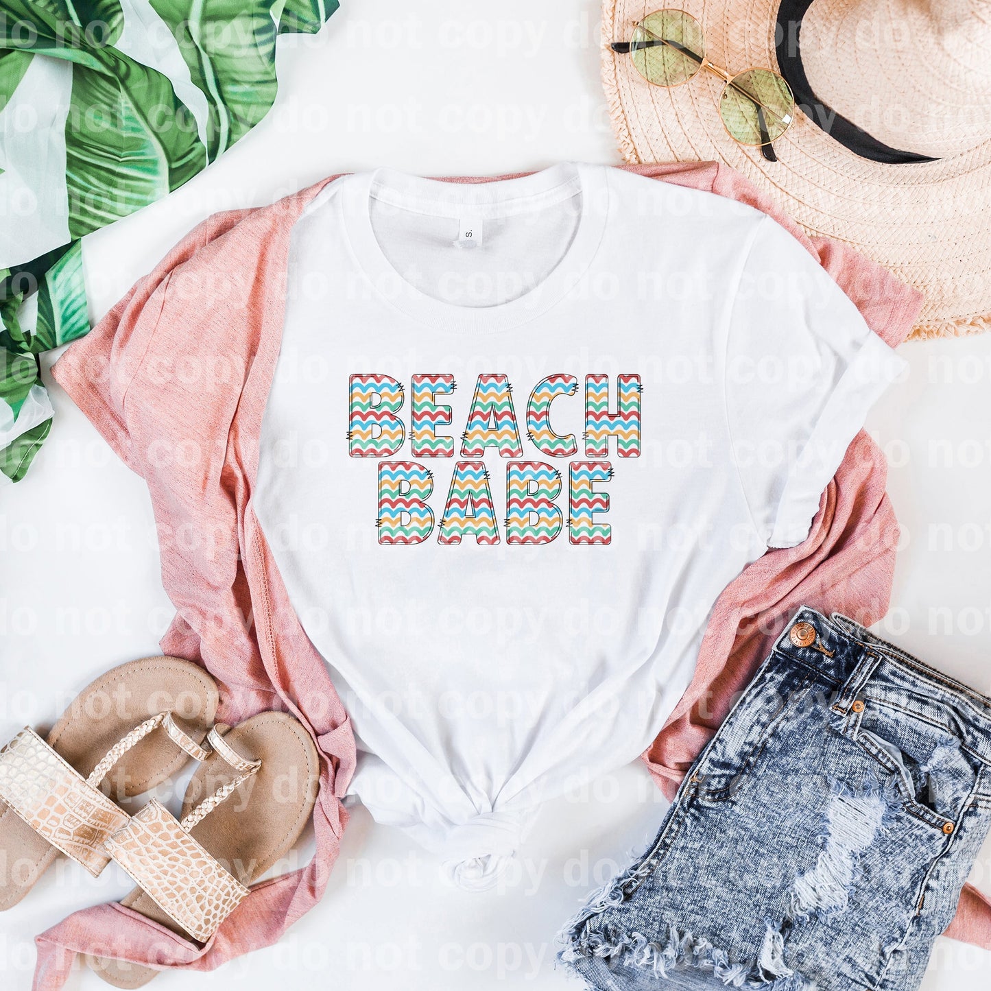 Beach Babe Doodle Dream Print or Sublimation Print