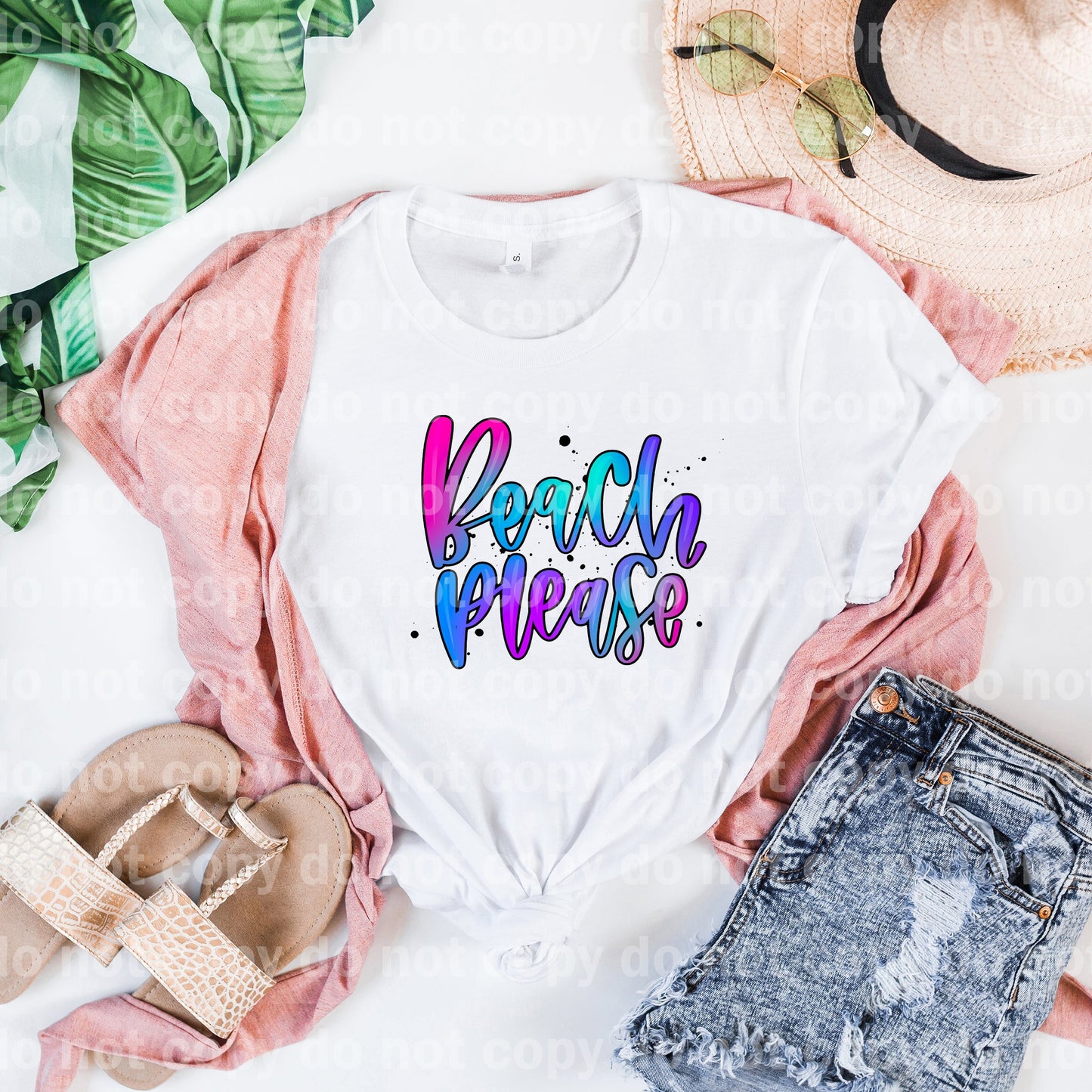 Beach Please Dream Print or Sublimation Print