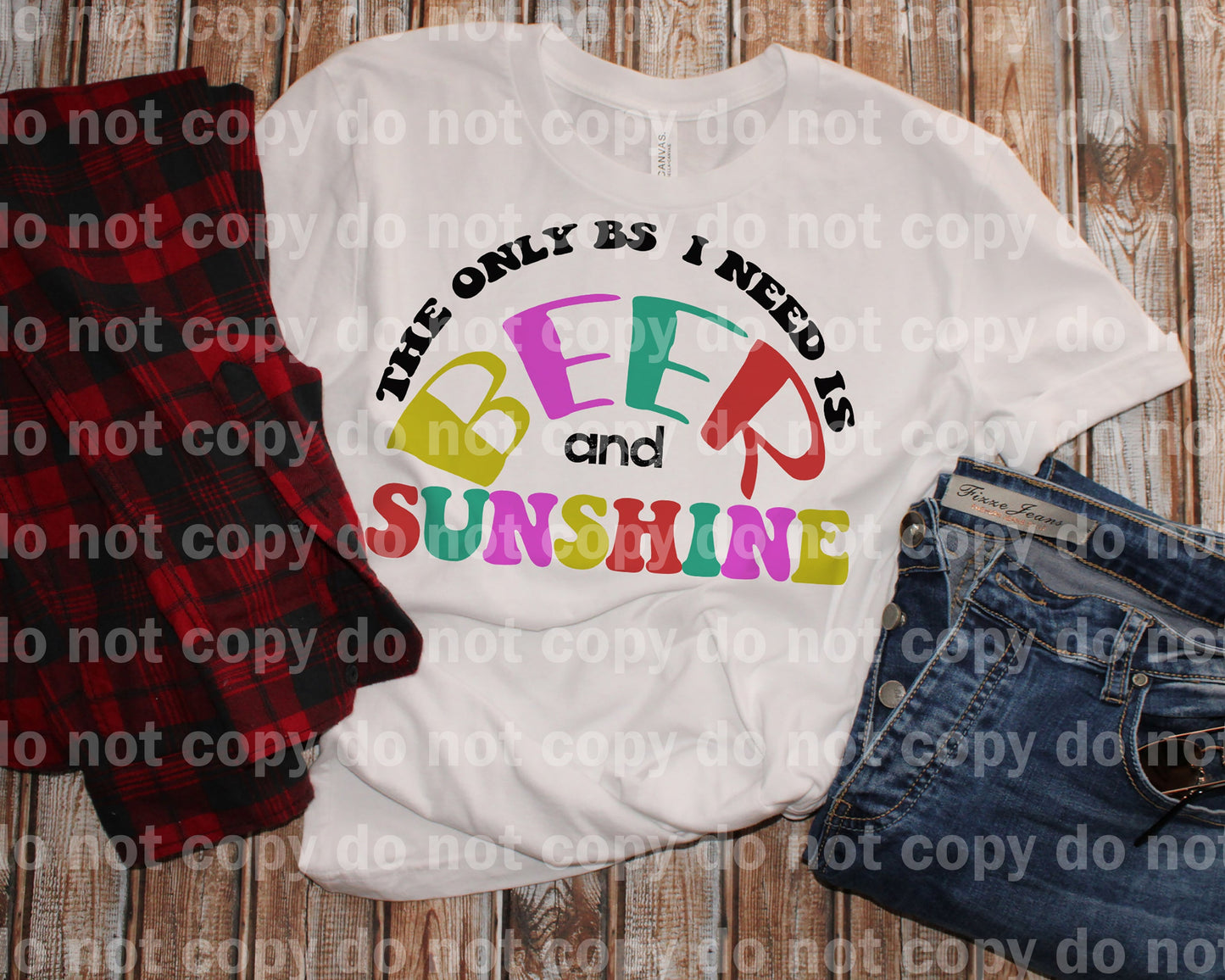 The Only Bs I Need Is Beer And Sunshine Dream Print or Sublimation Print