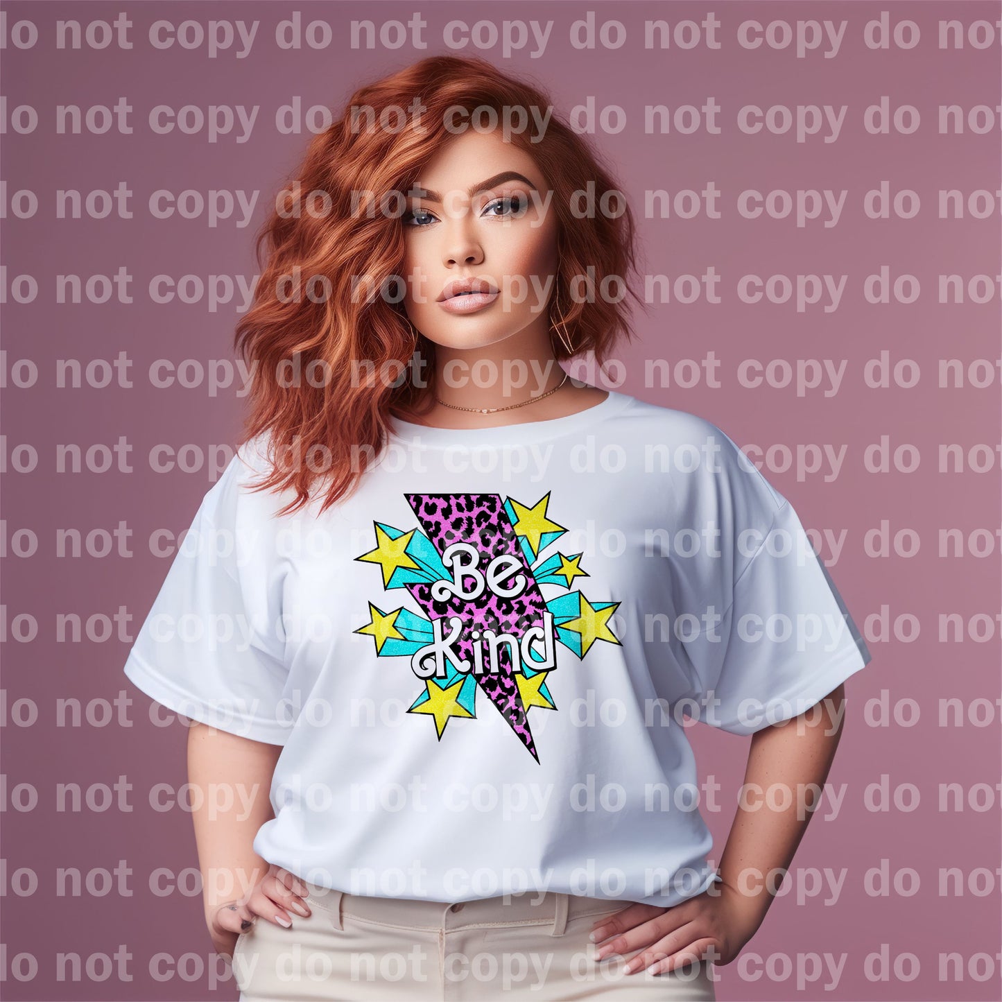 Be Kind Bolt With Stars Dream Print or Sublimation Print