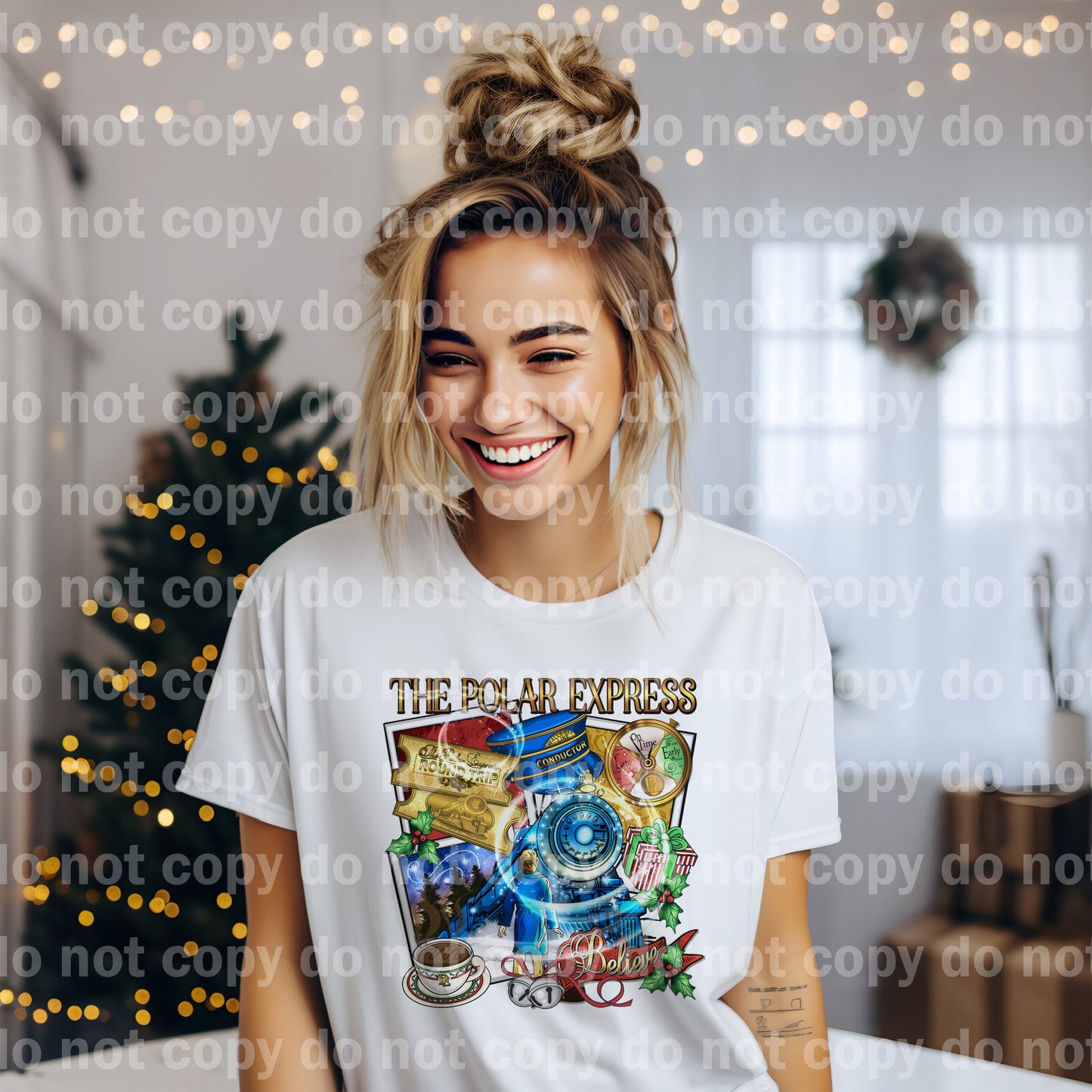 The Polar Express with Optional Sleeve Design Dream Print or Sublimation Print
