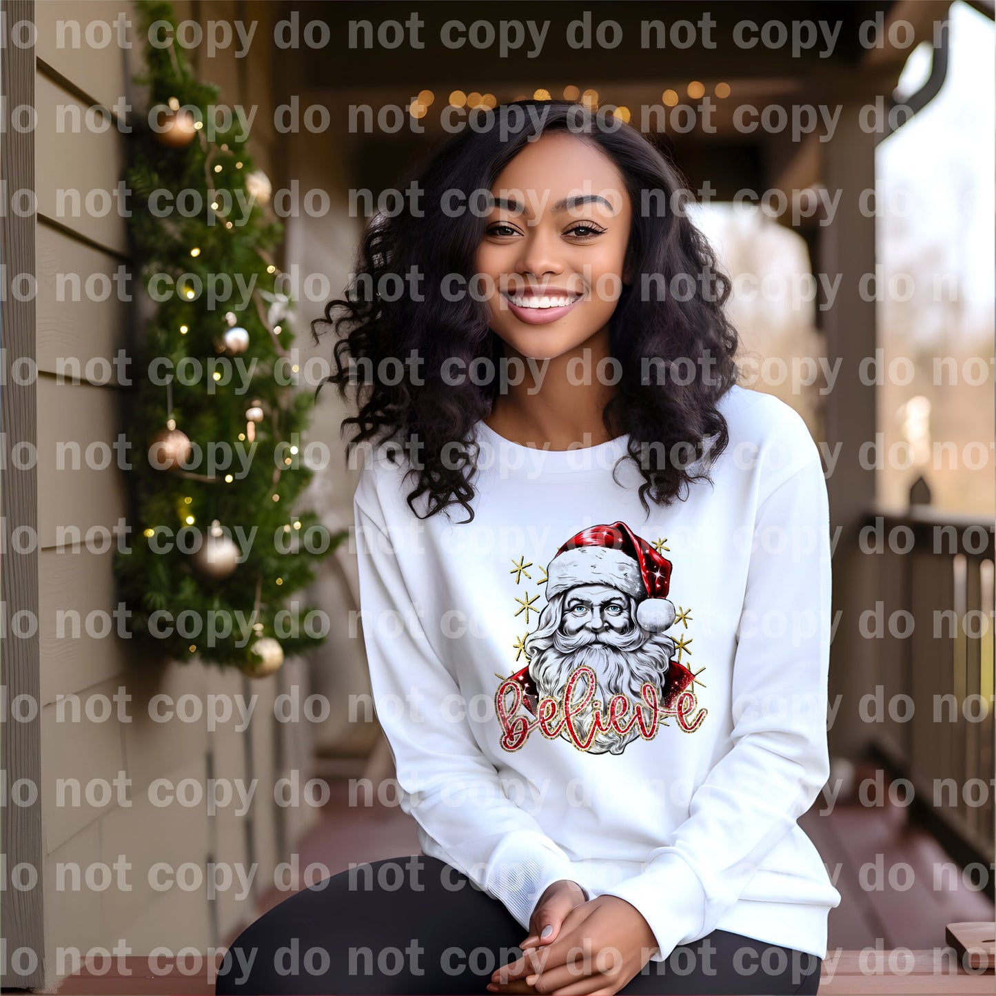 Believe Santa Claus Dream Print or Sublimation Print