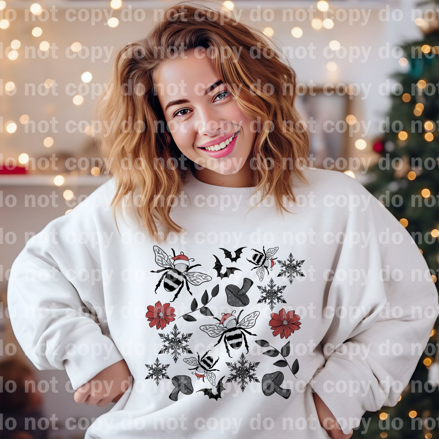 Be Merry Bees And Flowers Dream Print or Sublimation Print