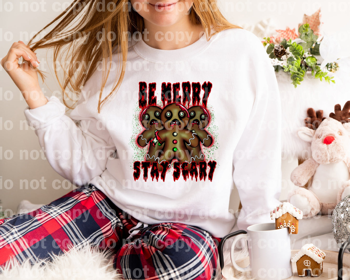 Be Merry Stay Scary Dream Impresión o Impresión de Sublimación