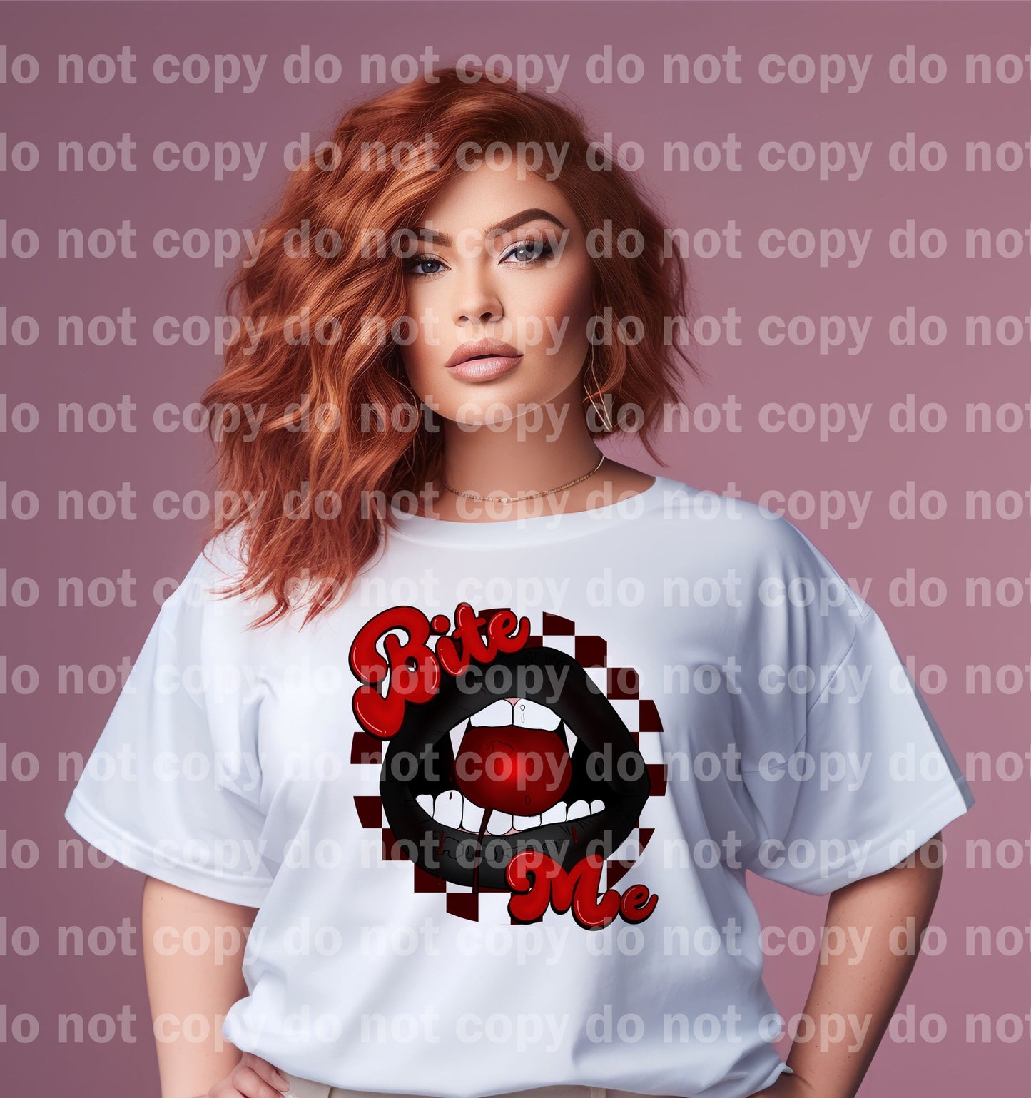 Bite Me Cherry Dream Print or Sublimation Print