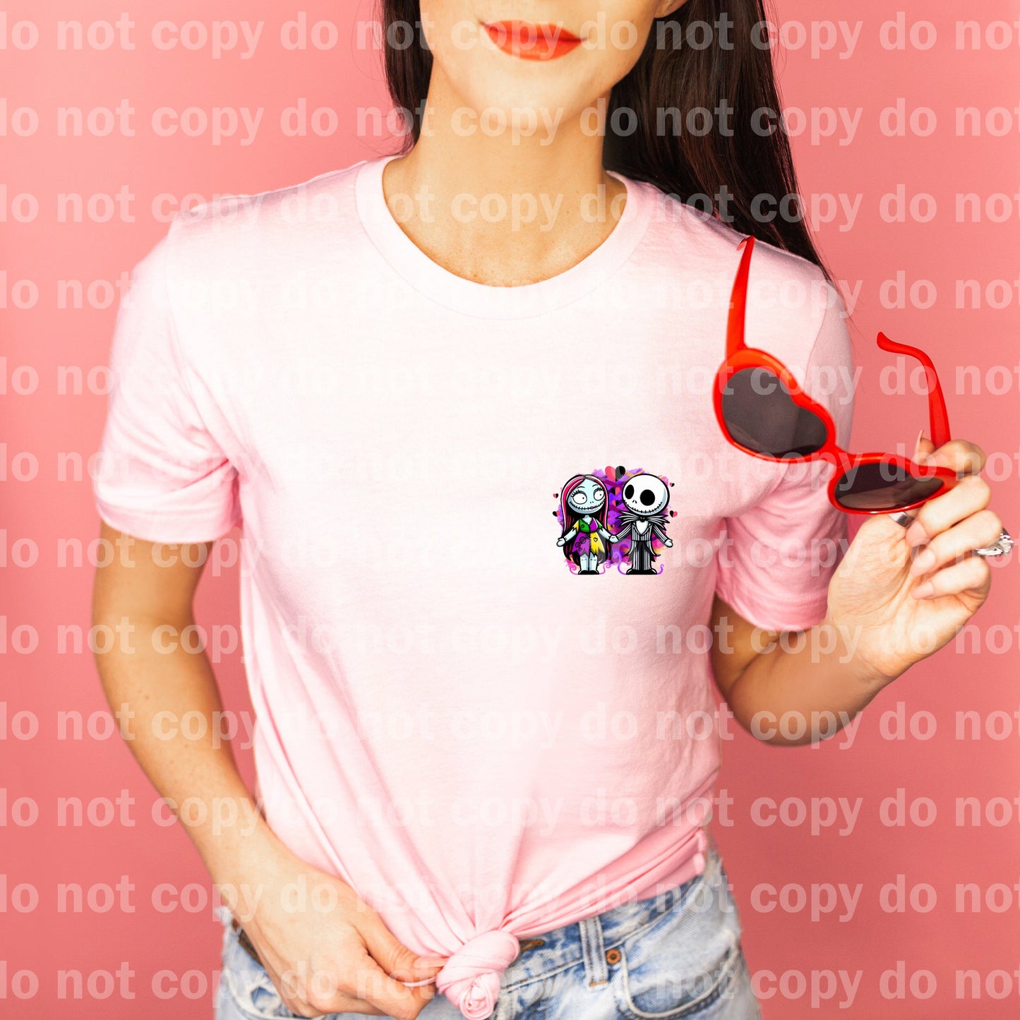 Black Roses To My Heart Jack Sally with Pocket Option Dream Print or Sublimation Print