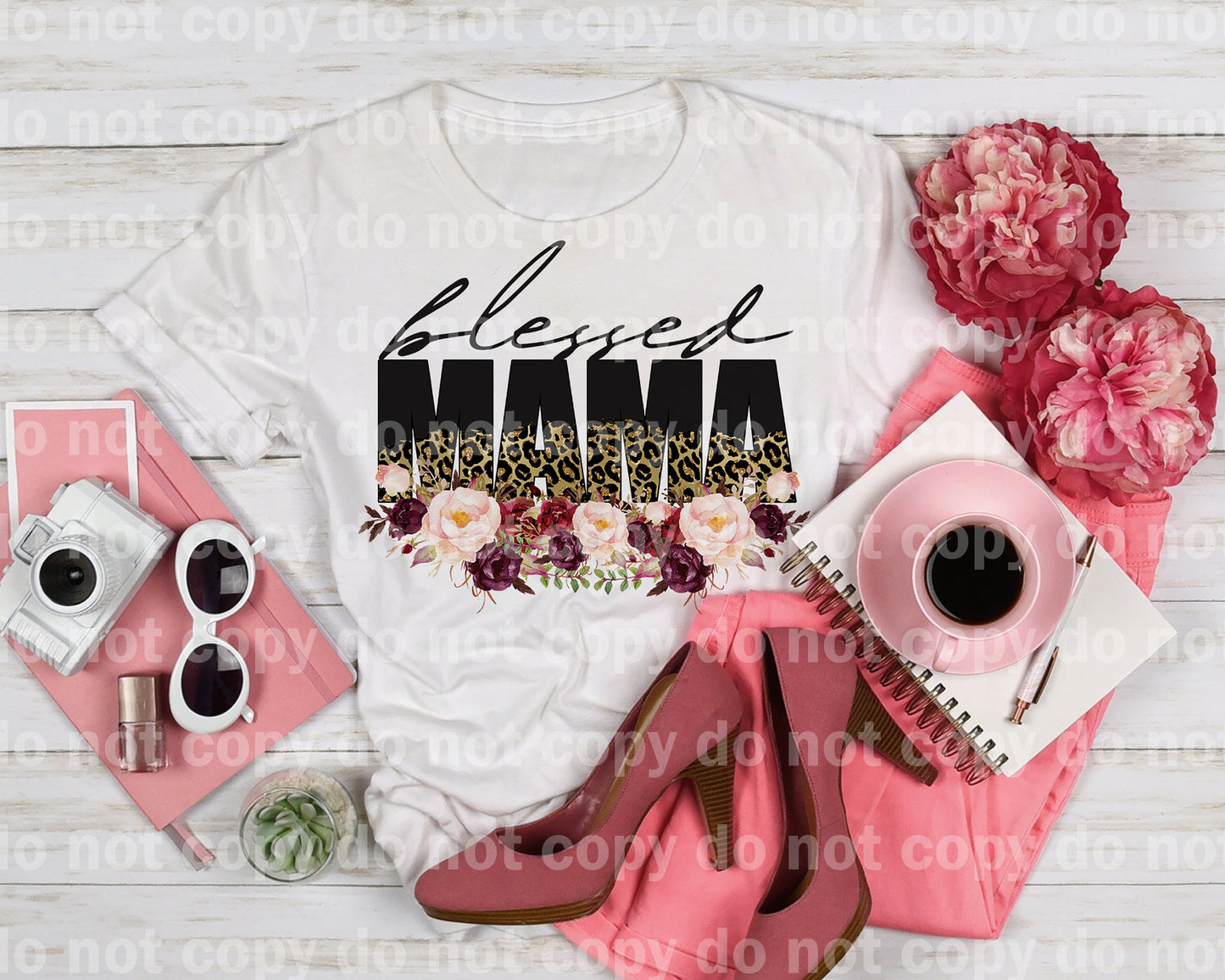 Blessed Mama Floral Dream Print or Sublimation Print