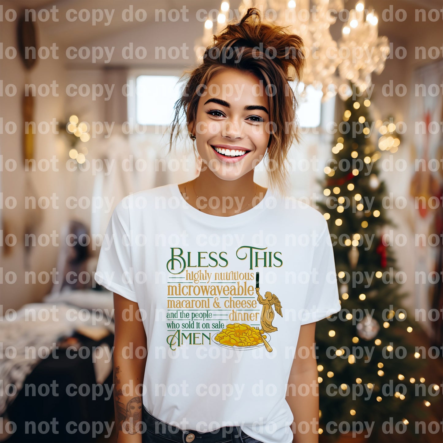 Bless This Highly Nutritious Microwaveable Macaroni And Cheese Dream Print or Sublimation Print