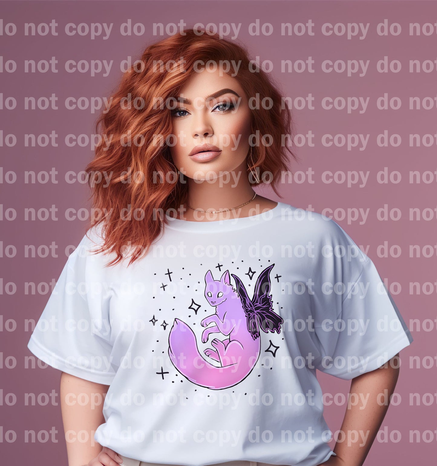 Bling Cat Fairy Dream Print or Sublimation Print