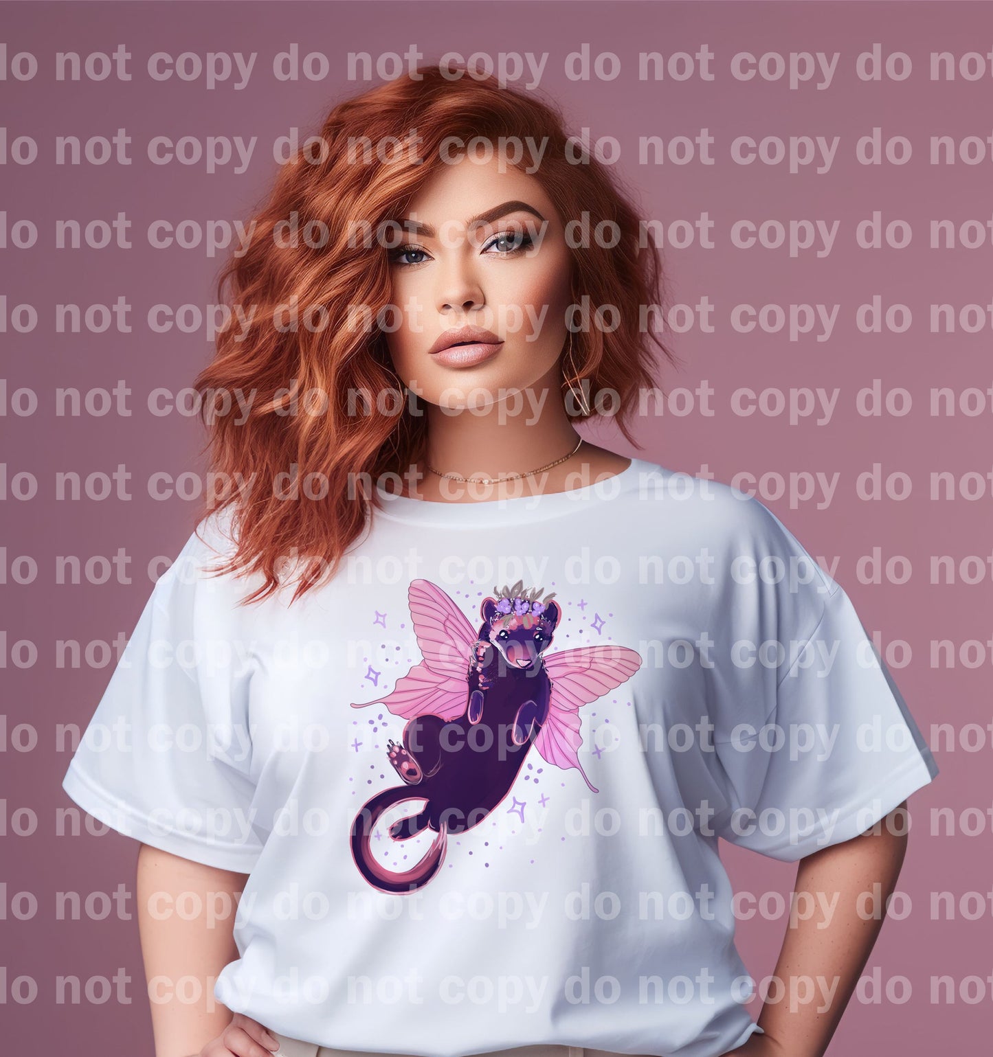 Bling Ferret Fairy Dream Print or Sublimation Print